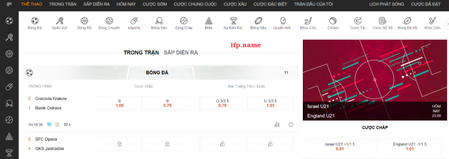 cá cược thể thao 188BET